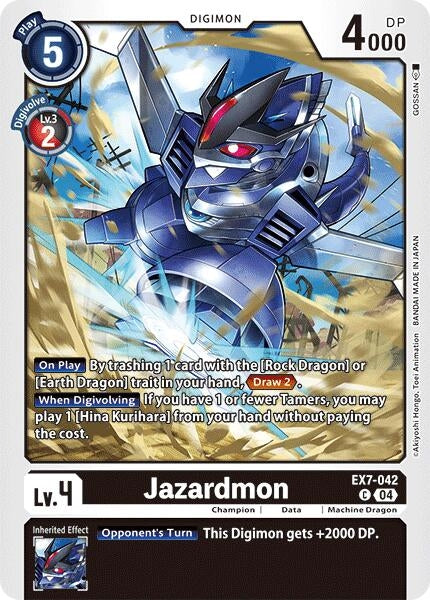 Jazardmon (7042) [EX07] - Digimon Card Game Single