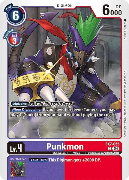 Punkmon (7055) [EX07] - Digimon Card Game Single