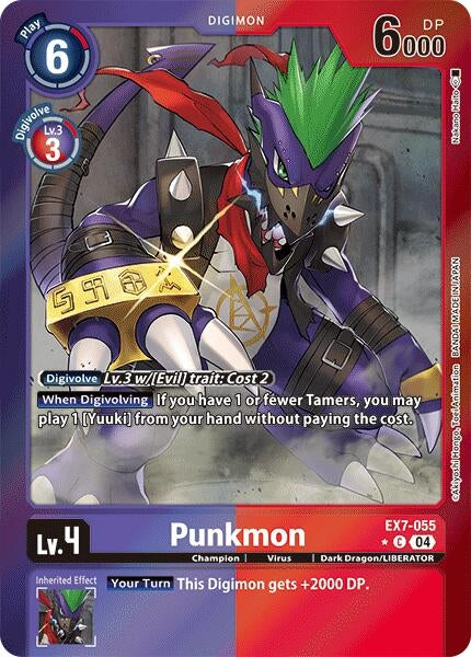 Punkmon (Foil) (7055) [EX07] - Digimon Card Game Single
