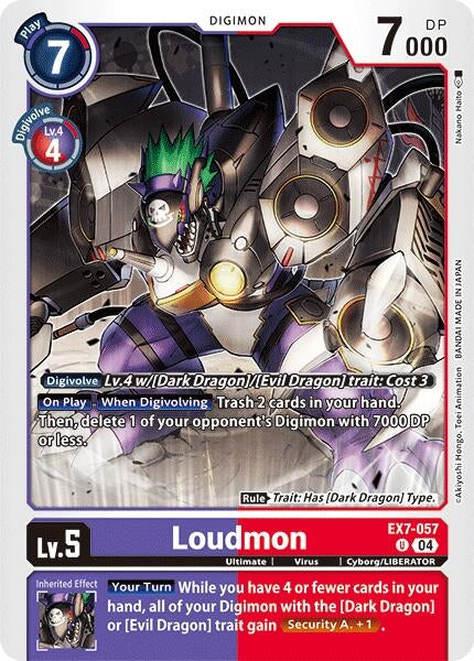 Loudmon (7057) [EX07] - Digimon Card Game Single