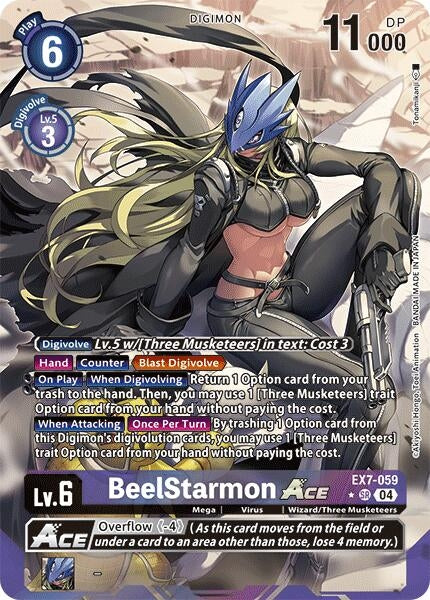 BeelStarmon ACE (Alternate Art) (7059) [EX07] - Digimon Card Game Single