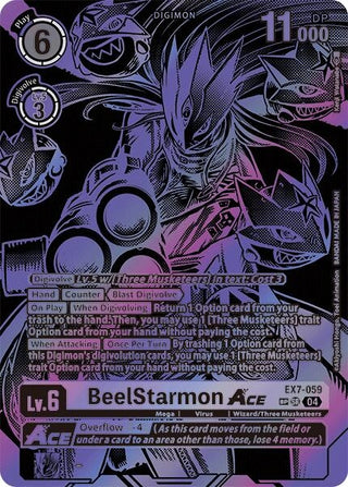 BeelStarmon ACE (Textured) (7059) [EX07] - Digimon Card Game Single