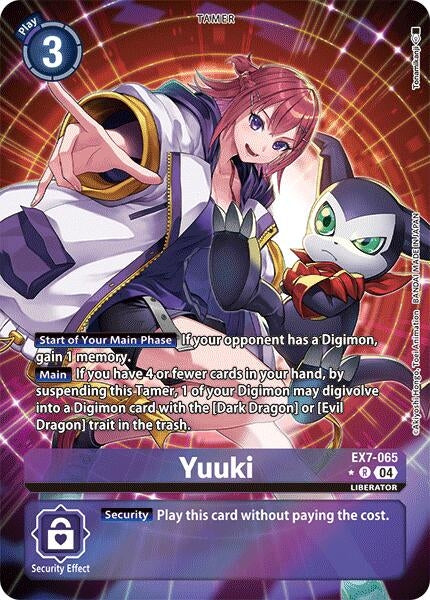 Yuuki (Alternate Art) (7065) [EX07] - Digimon Card Game Single