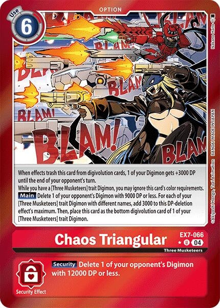 Chaos Triangular (Foil) (7066) [EX07] - Digimon Card Game Single