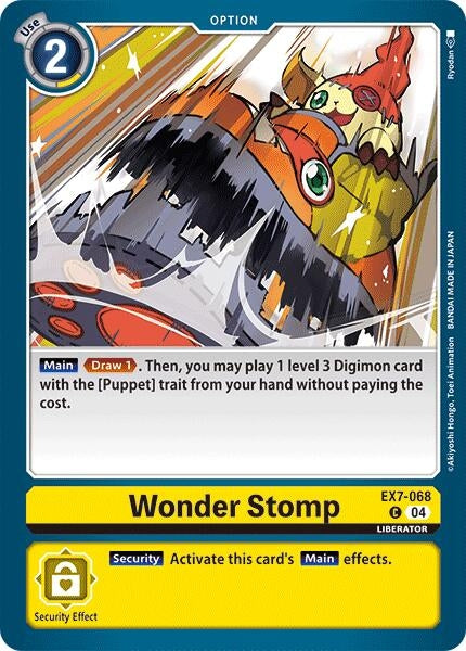 Wonder Stomp (7068) [EX07] - Digimon Card Game Single