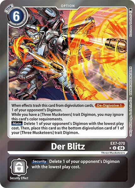 Der Blitz (Foil) (7070) [EX07] - Digimon Card Game Single