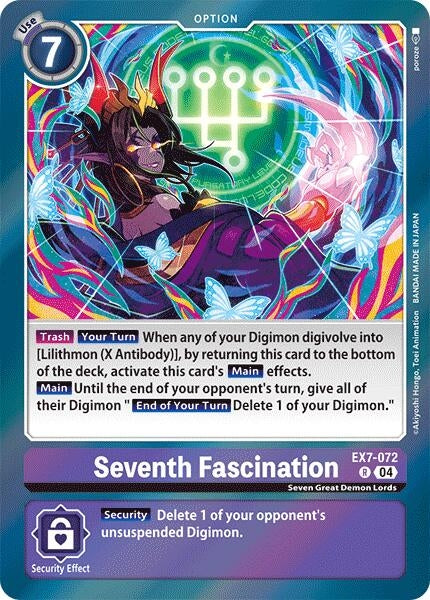 Seventh Fascination (7072) [EX07] - Digimon Card Game Single