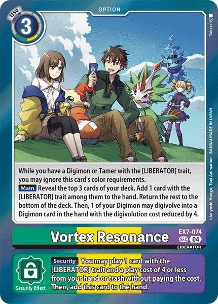 Vortex Resonance (7074) [EX07] - Digimon Card Game Single