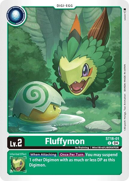 Fluffymon (1801) [ST18] - Digimon Card Game Single