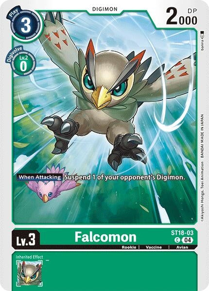 Falcomon (1803) [ST18] - Digimon Card Game Single