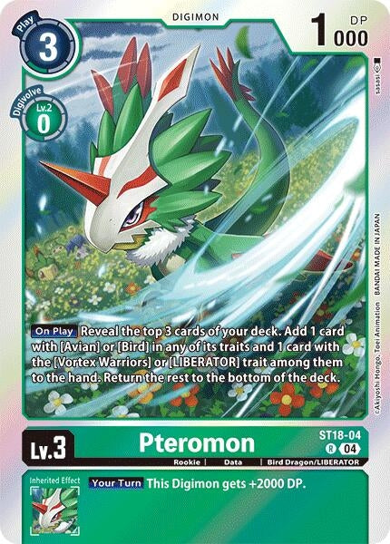 Pteromon (1804) [ST18] - Digimon Card Game Single