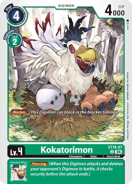 Kokatorimon (1807) [ST18] - Digimon Card Game Single
