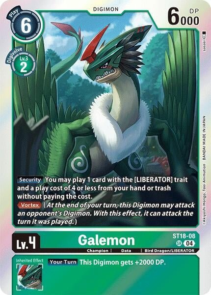 Galemon (1808) [ST18] - Digimon Card Game Single
