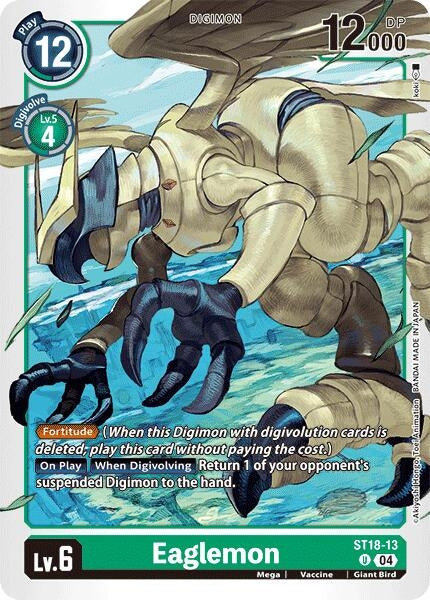Eaglemon (1813) [ST18] - Digimon Card Game Single