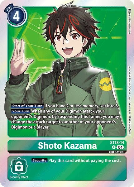 Shoto Kazama (1814) [ST18] - Digimon Card Game Single