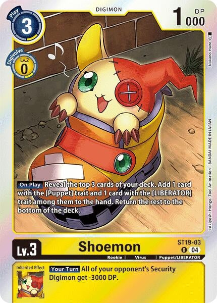 Shoemon (1903) [ST19] - Digimon Card Game Single