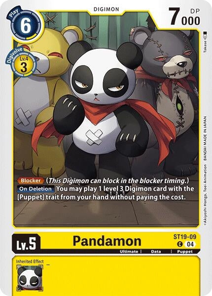 Pandamon (1909) [ST19] - Digimon Card Game Single