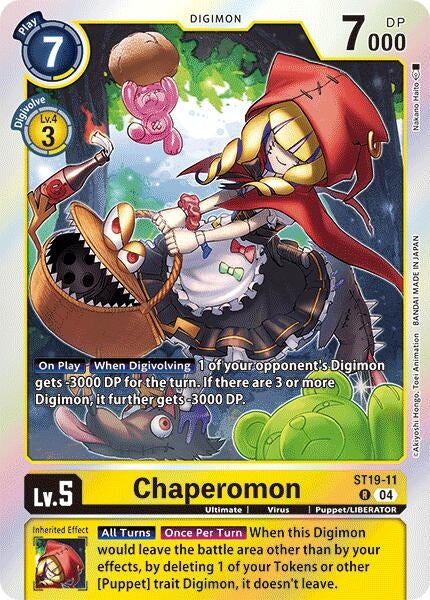Chaperomon (1911) [ST19] - Digimon Card Game Single