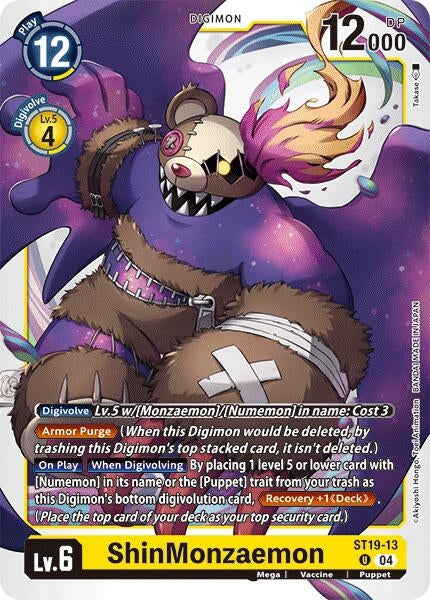ShinMonzaemon (1913) [ST19] - Digimon Card Game Single