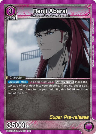 Renji Abarai (046) (11046) [UE01ST PRE] - Union Arena Single