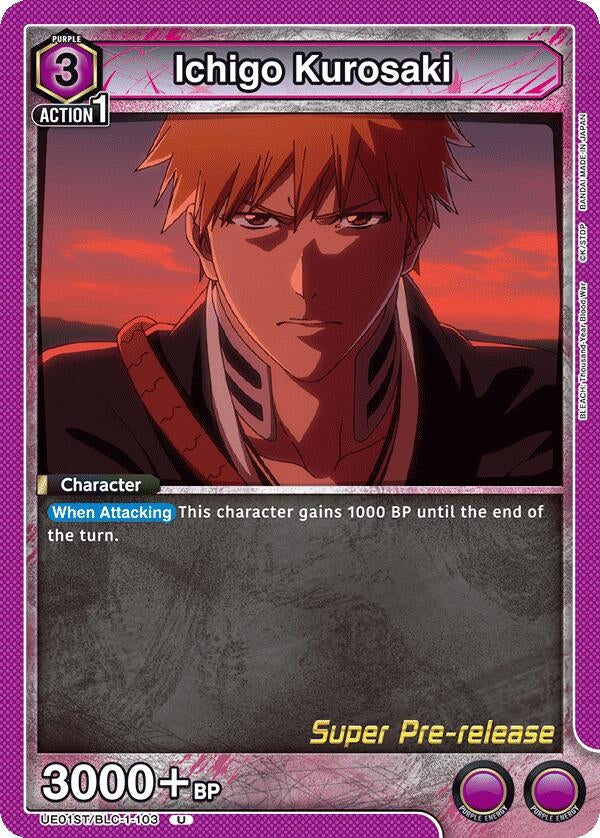 Ichigo Kurosaki (103) (11103) [UE01ST PRE] - Union Arena Single