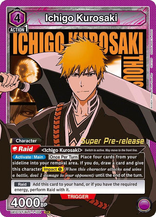 Ichigo Kurosaki (104) (11104) [UE01ST PRE] - Union Arena Single