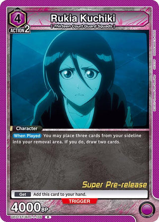 Rukia Kuchiki (11106) [UE01ST PRE] - Union Arena Single