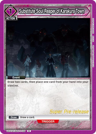 Substitute Soul Reaper of Karakura Town (11109) [UE01ST PRE] - Union Arena Single