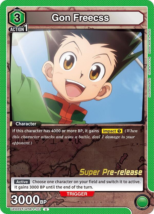 Gon Freecss (101) (21101) [UE02ST PRE] - Union Arena Single