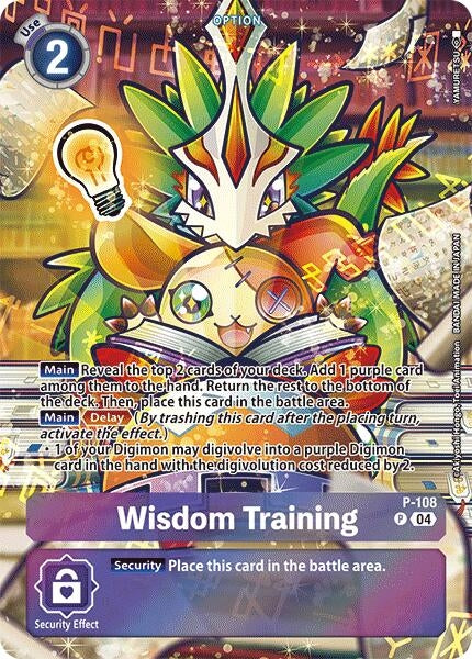 Wisdom Training (Starter Deck 18 Exclusive) (108) [D-PR] - Digimon Card Game Single