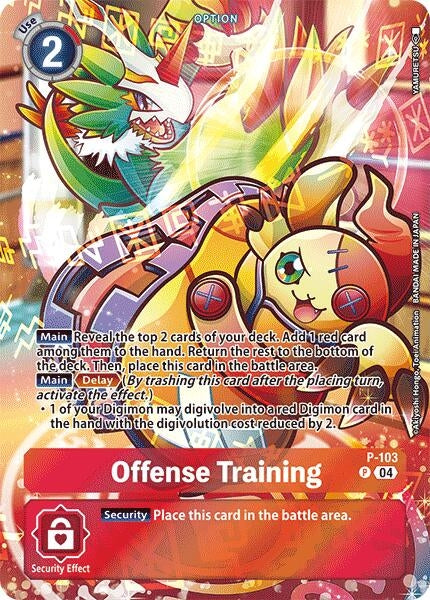 Offense Training (Starter Deck 19 Exclusive) (103) [D-PR] - Digimon Card Game Single