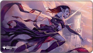 Commander Series Stitched Edge Playmat for Magic: The Gathering - Alela - Playmats Sealed