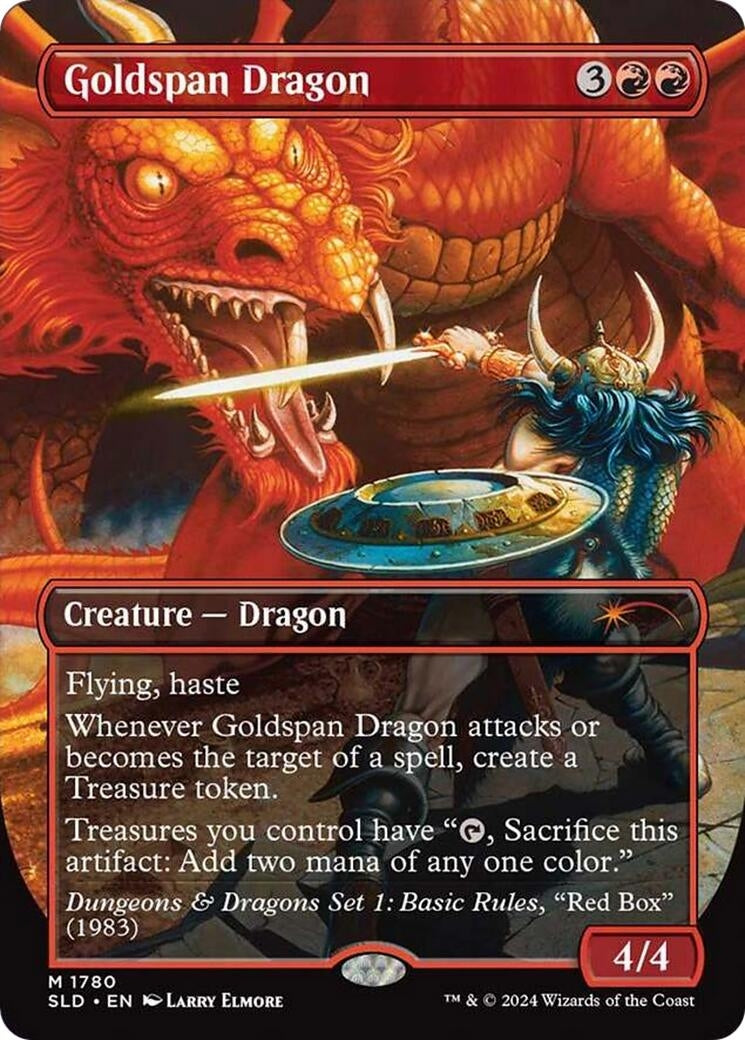 Goldspan Dragon (1780) [SLD] - MTG Single