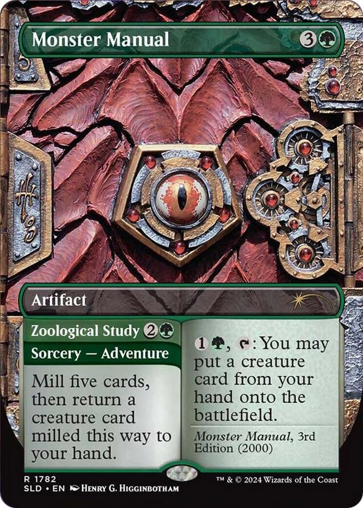 Monster Manual (1782) [SLD] - MTG Single