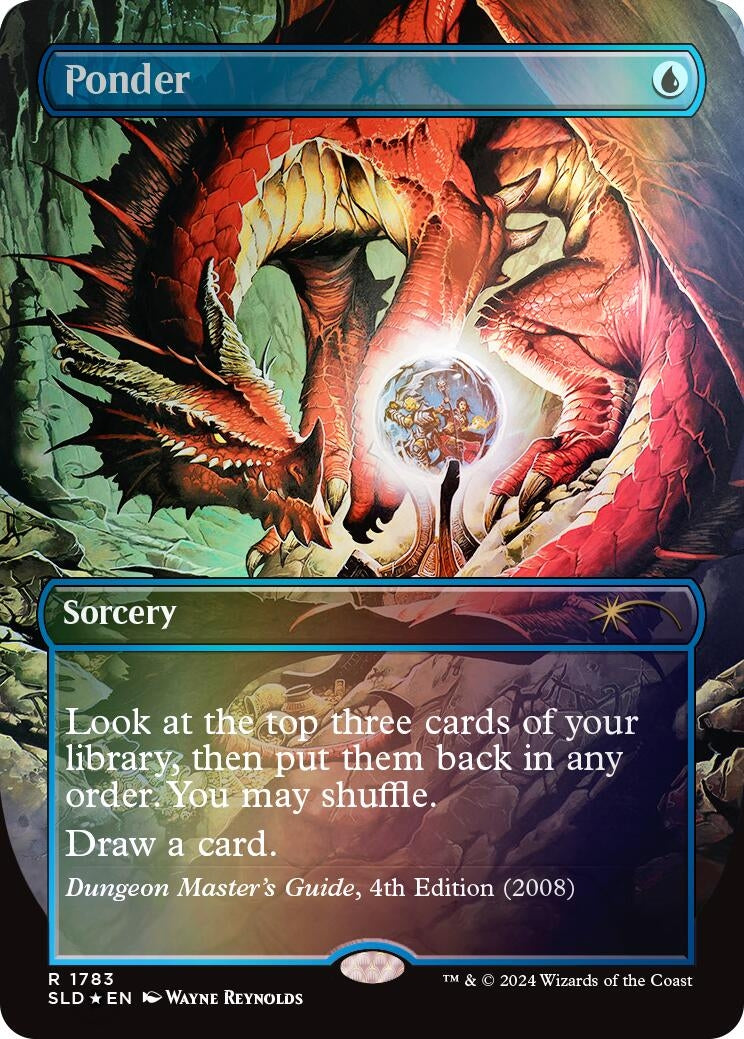 Ponder (1783) (Rainbow Foil) (1783) [SLD] - MTG Single