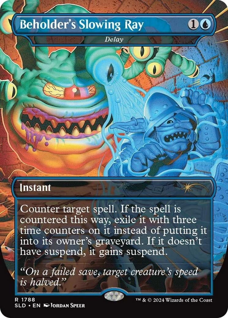 Beholder’s Slowing Ray - Delay (1788) [SLD] - MTG Single