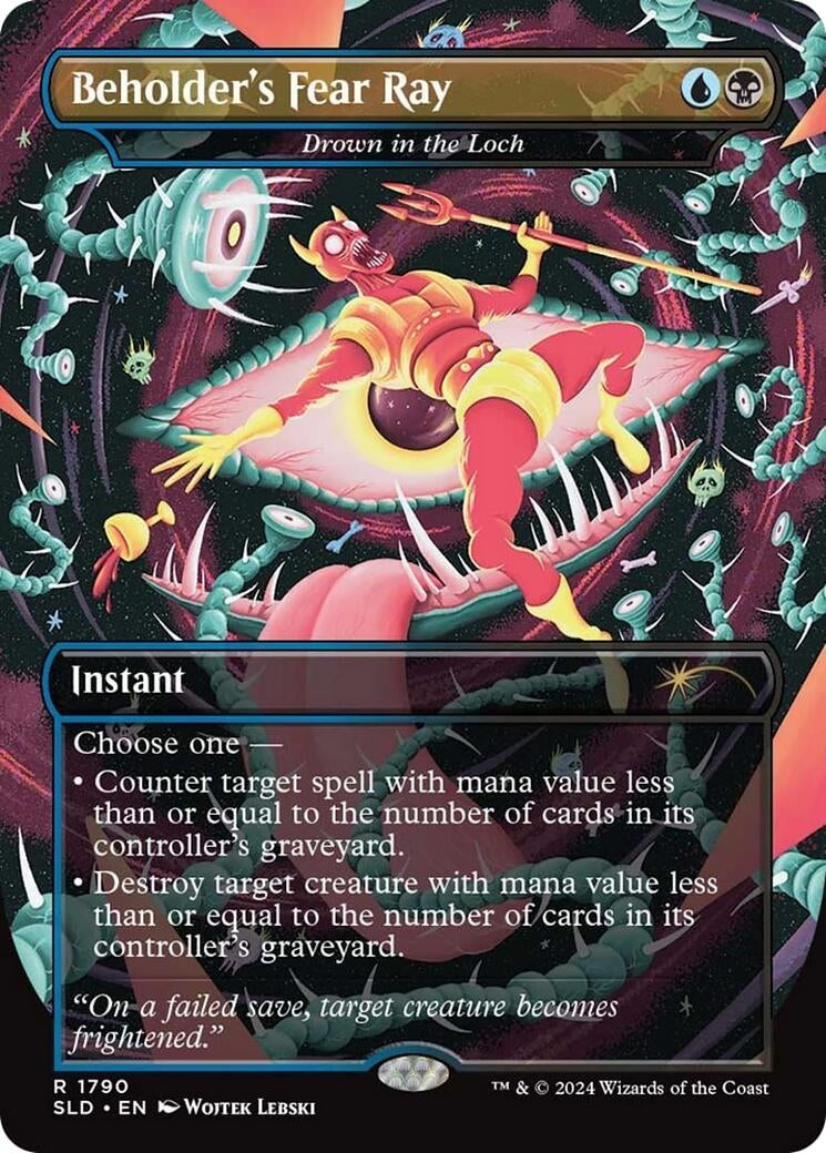 Beholder’s Fear Ray - Drown in the Loch (1790) [SLD] - MTG Single