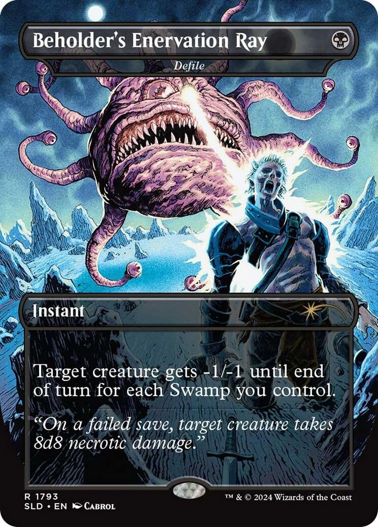 Beholder’s Enervation Ray - Defile (1793) [SLD] - MTG Single
