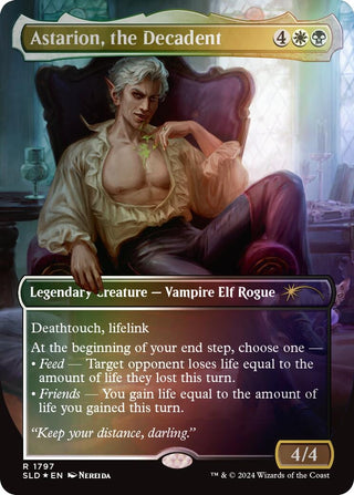 Astarion the Decadent (Rainbow Foil) (1797) [SLD] - MTG Single