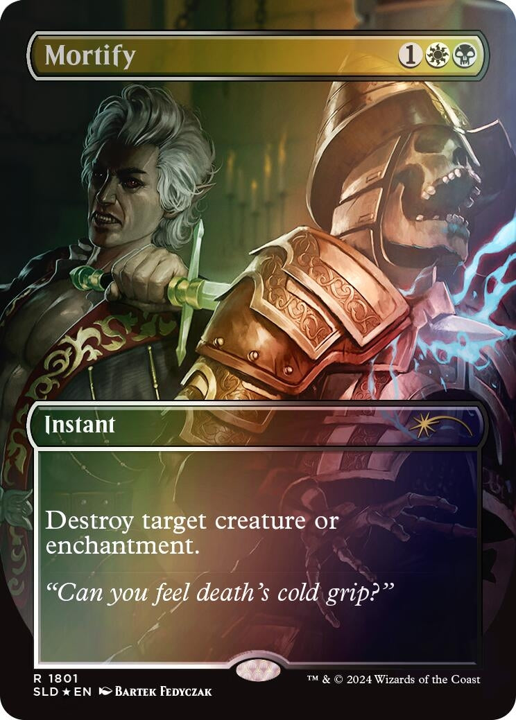 Mortify (Rainbow Foil) (1801) [SLD] - MTG Single