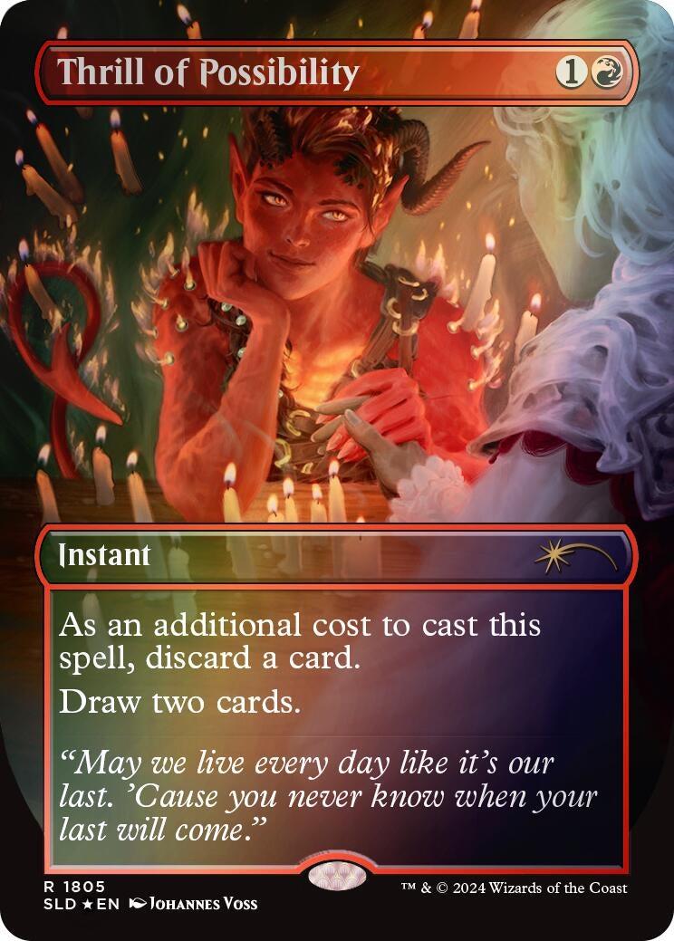 Thrill of Possibility (Rainbow Foil) (1805) [SLD] - MTG Single