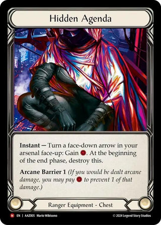 Hidden Agenda (Purple) (5) [ADA] - Flesh and Blood TCG Single