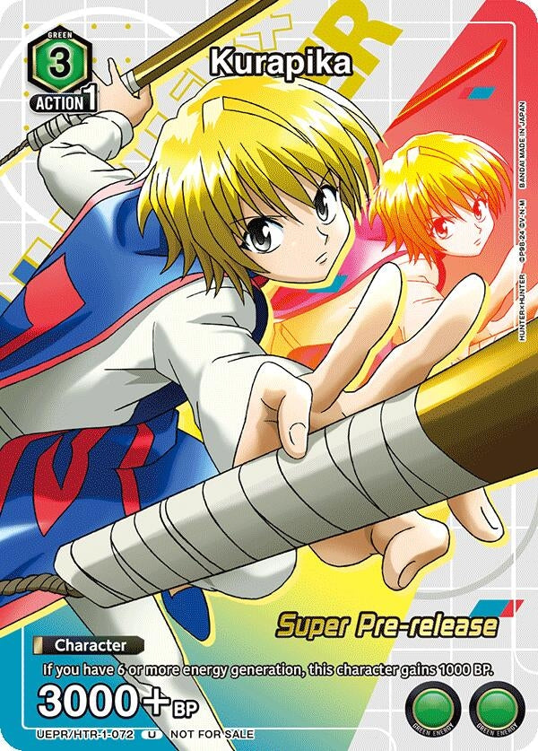 Kurapika (Super Pre-Release Event Participation) (21072) [UE02ST PRE] - Union Arena Single