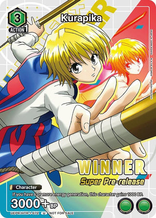 Kurapika (Super Pre-Release Winner) (21072) [UE02ST PRE] - Union Arena Single