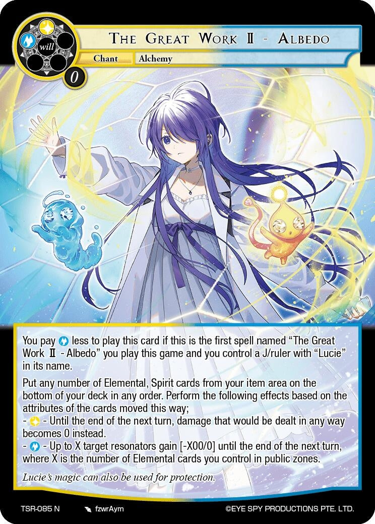 The Great Work II - Albedo (85) [TSR] - Force of Will Single