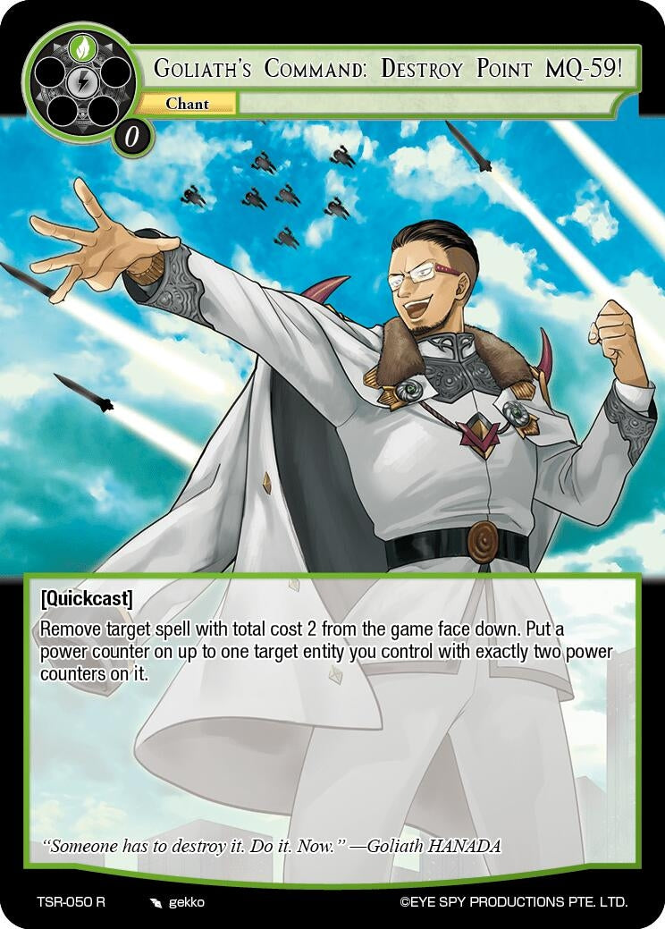 Goliath’s Command: Destroy Point MQ-59! (50) [TSR] - Force of Will Single