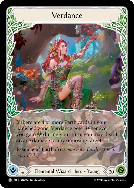 Verdance (0) [ROS] - Flesh and Blood TCG Single
