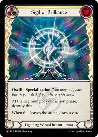 Sigil of Brilliance (22) [ROS] - Flesh and Blood TCG Single