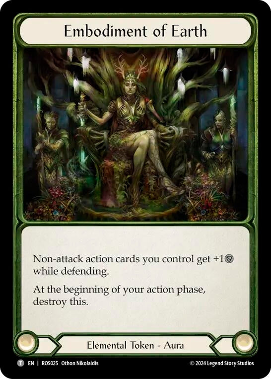 Embodiment of Earth (0) [ROS] - Flesh and Blood TCG Single