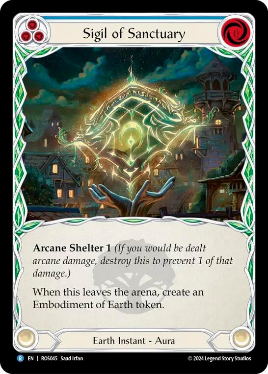 Sigil of Sanctuary (45) [ROS] - Flesh and Blood TCG Single